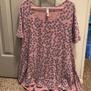 GUC M Lularoe polka dot perfect tee